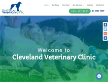 Tablet Screenshot of clevelandvet.com.au